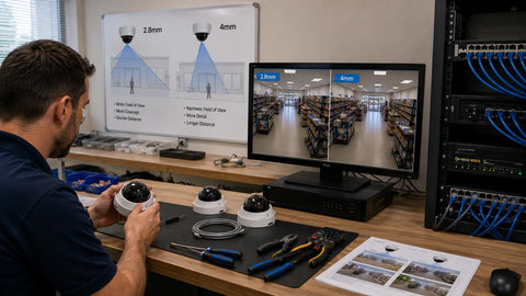 2.8mm vs 4mm Security Camera Lens: The Tradeoff Before You Buy