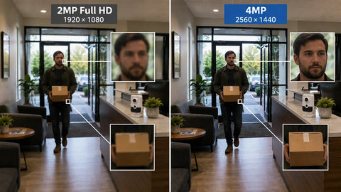 4MP vs 2MP Security Camera: Is Higher Resolution Worth It?