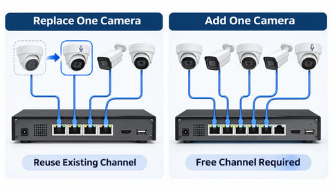 Can I Add a Camera With a Microphone to My Existing NVR?