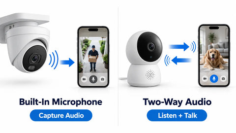 Built-In Microphone vs Two-Way Audio: What's the Difference?