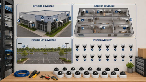 How to Design a 16-Camera Commercial Surveillance System That Can Grow