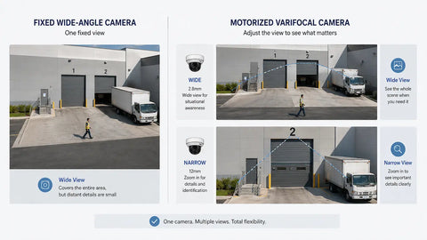 Fixed Lens vs Motorized Varifocal Security Camera: Which Should You Buy?