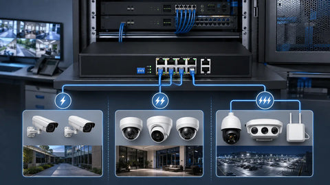 PoE vs PoE+ vs PoE++ for Security Cameras: A Buyer’s Power Guide