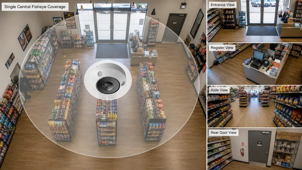 Fisheye Camera vs Multiple Security Cameras for Retail: Which Is Better?