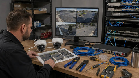 What Security Camera Lens Works for a 100-Foot Parking Lot at Night?