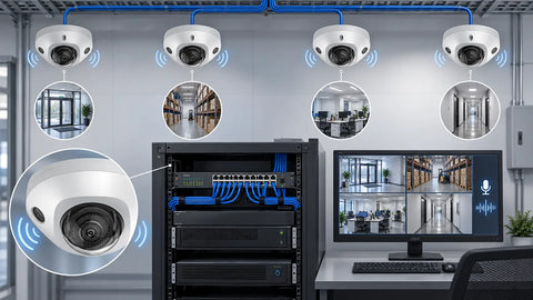 Do Security Cameras With Built-In Microphones Record Audio on an NVR?