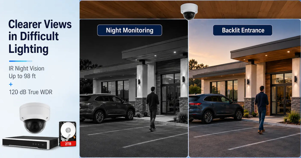 6-Camera 4K PoE Security System with 8-Channel NVR & 2TB Storage Product detail 5