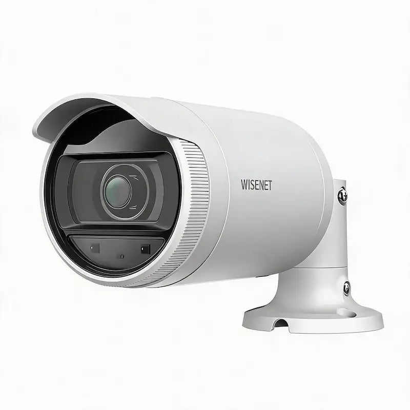 ANO-L6012R 2MP outdoor IR bullet camera with 30m night vision, intelligent analytics, Hallway View support, and PoE connectivity.