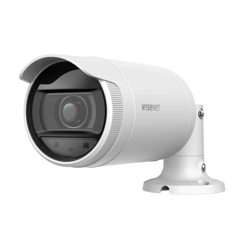 ANO-L6012R 2MP outdoor IR bullet camera with 30m night vision, intelligent analytics, Hallway View support, and PoE connectivity.