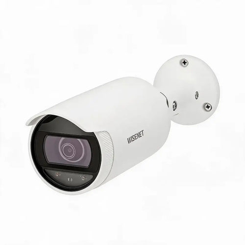 ANO-L7012R 4MP outdoor bullet camera with Smart IR night vision, intelligent analytics, and wide-angle coverage for entry point monitoring and vehicle identification.
