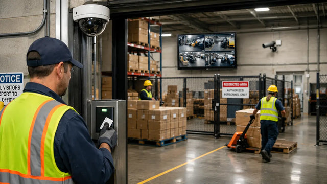 Surveillance equipment prepared for commercial shipping and distribution.