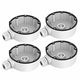 CB110 DS-1280ZJ-DM18 Conduit Base for Mini Dome Cameras 4-Pack