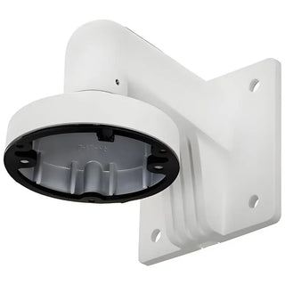 DS-1272ZJ-120 white aluminum wall mount bracket designed for dome IP cameras with a 120mm base layout