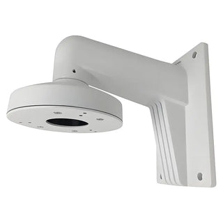 DS-1273ZJ-130-TRL white aluminum wall mount bracket for outdoor turret security cameras