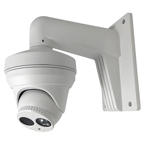 DS-1273ZJ-130-TRL white aluminum wall mount bracket for outdoor turret security cameras