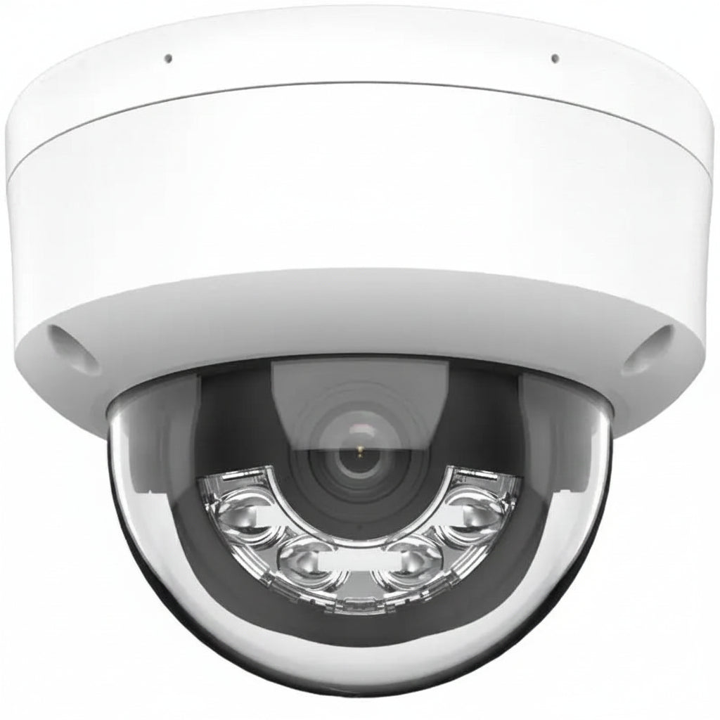 DS-2CD1183G2-LIU(F) 4K 8MP Hik-Compatible Dome Camera featuring Smart Hybrid Light, AcuSense AI Detection, and IK10 Vandal-Proof rating
