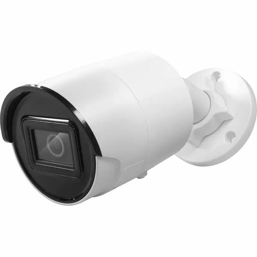 DS-2CD2043G2-I 4MP bullet camera with human and vehicle detection monitoring a commercial warehouse perimeter