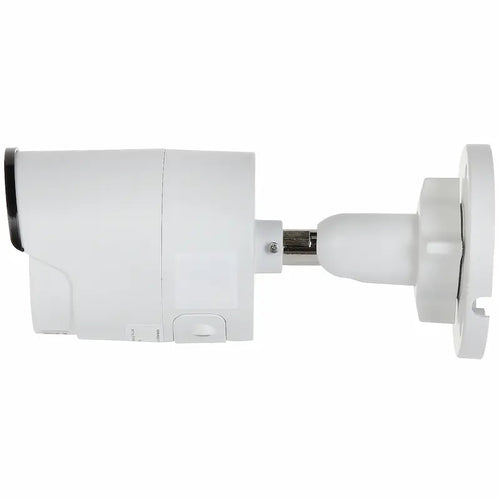 DS-2CD2086G2-I 8MP AcuSense bullet camera with 40m Smart IR monitoring a commercial warehouse perimeter