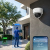 DS-2CD2143G2-I AcuSense security camera with intelligent human and vehicle detection that reduces false alerts from animals and environmental motion