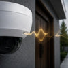DS-2CD2143G2-IU security camera with built-in microphone providing synchronized audio and video recording for complete incident documentation