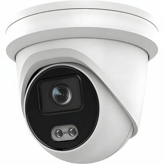 DS-2CD2347G2-LU 4MP Turret Camera featuring ColorVu 24/7 Full-Color Imaging and Smart AI Detection