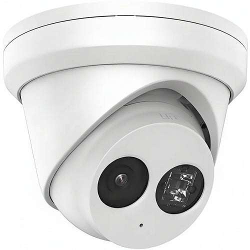 DS-2CD2383G2-IU 4K 8MP Hik-Compatible Turret Camera featuring AcuSense AI Human and Vehicle Detection and Built-in Microphone