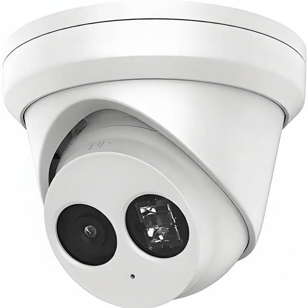 DS-2CD2383G2-IU 4K 8MP Hik-Compatible Turret Camera featuring AcuSense AI Human and Vehicle Detection and Built-in Microphone