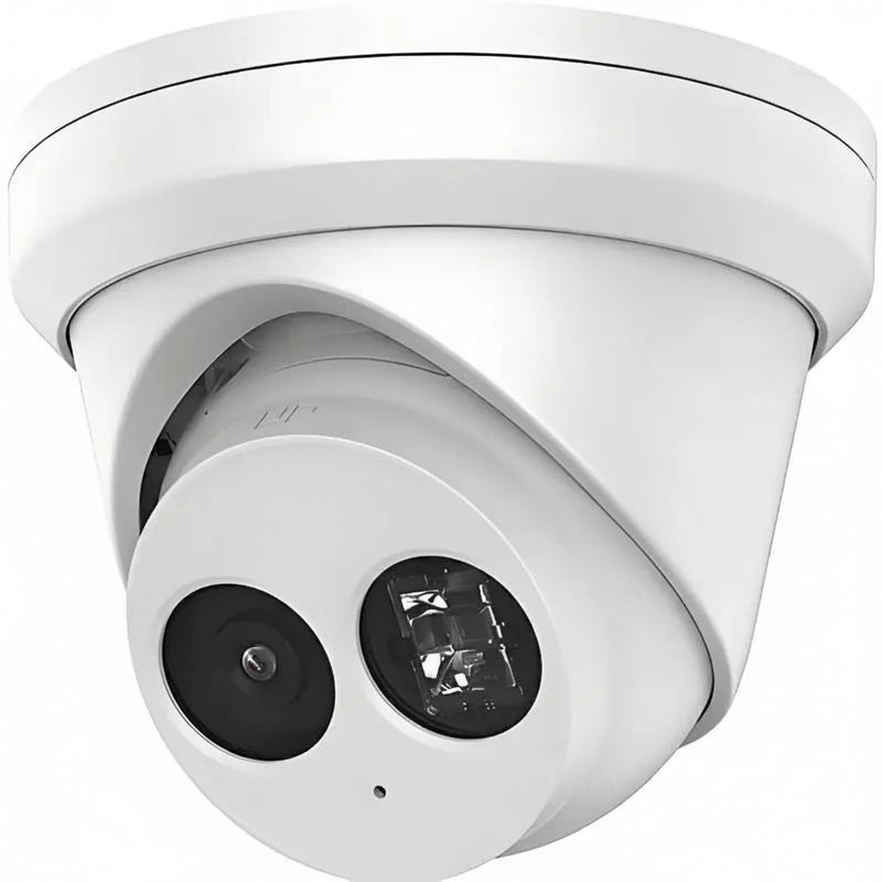 DS-2CD2383G2-IU 4K 8MP Hik-Compatible Turret Camera featuring AcuSense AI Human and Vehicle Detection and Built-in Microphone
