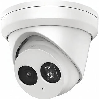 DS-2CD2383G2-IU 4K 8MP Turret Camera featuring Smart AI Human and Vehicle Detection and Built-in Microphone