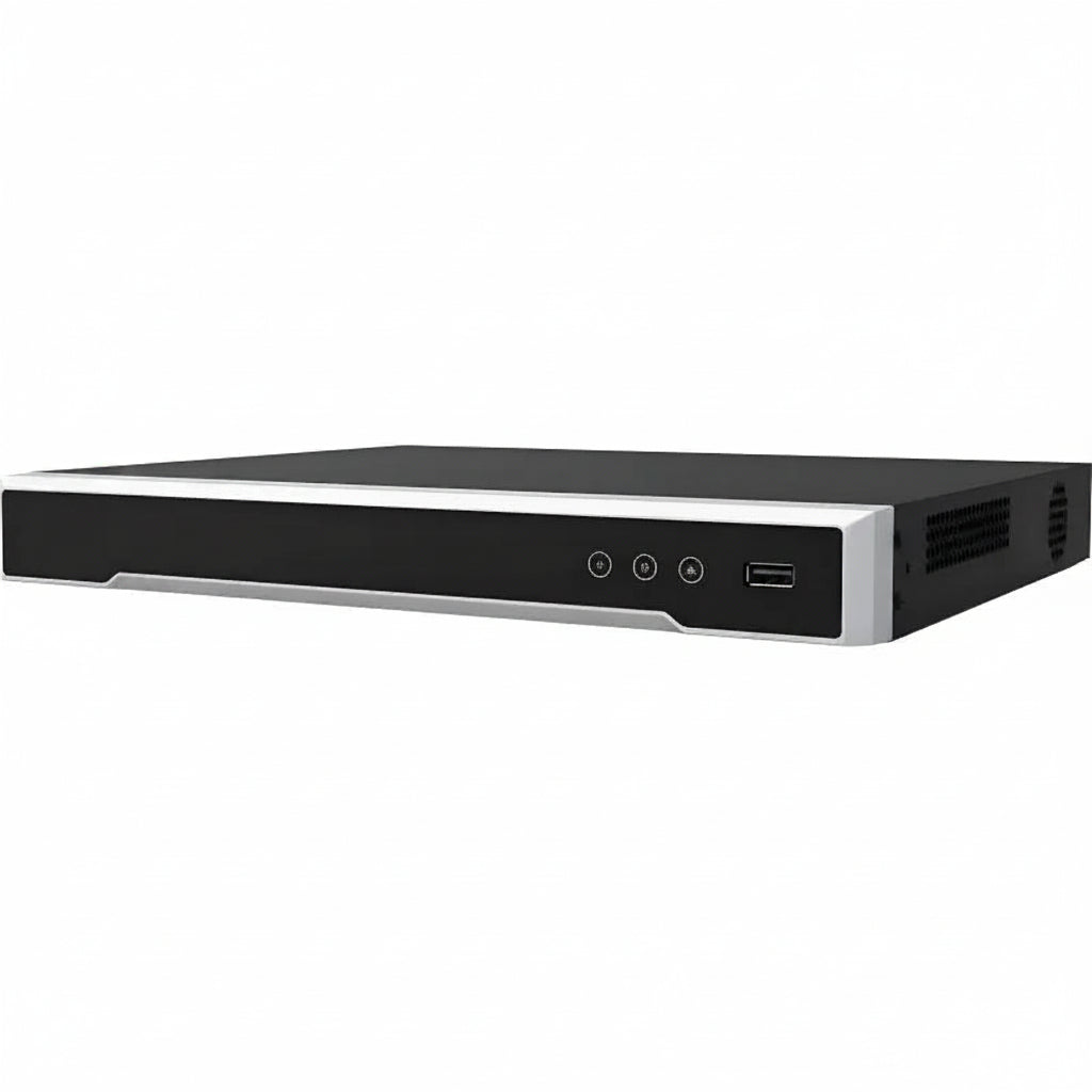DS-7608NI-Q2/8P 8-Channel 4K PoE NVR with 8 Plug & Play Ports and Dual SATA HDD Slots, Professional Hardware