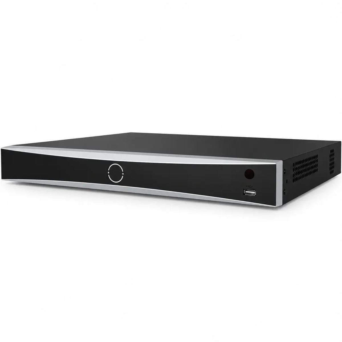 DS-7616NXI-I2/16P/S(C) 16-channel AcuSense PoE NVR with dual SATA storage and 4K output for commercial surveillance systems.