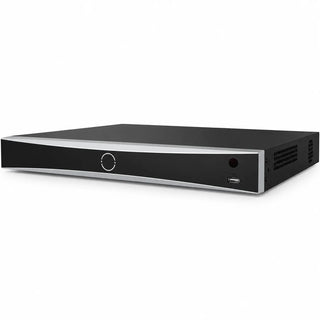 DS-7616NXI-I2/16P/S(C) 16-channel AcuSense PoE NVR with dual SATA storage and 4K output for commercial surveillance systems.