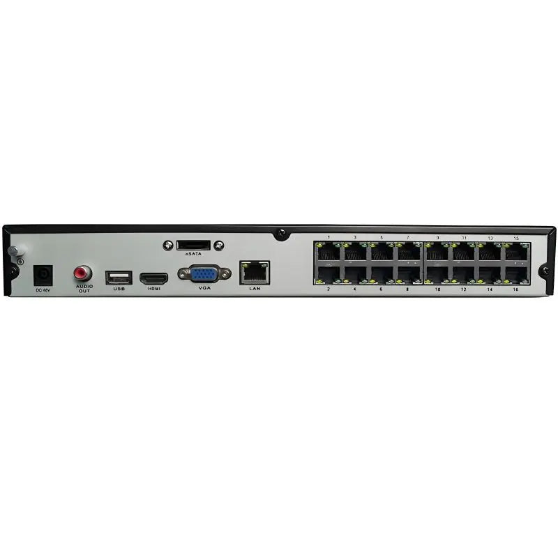DS-7632NI-K2/16P 32-Channel 4K NVR with 16 PoE Ports and 2-Bay HDD Slots, Hik-Compatible Professional Surveillance Hardware