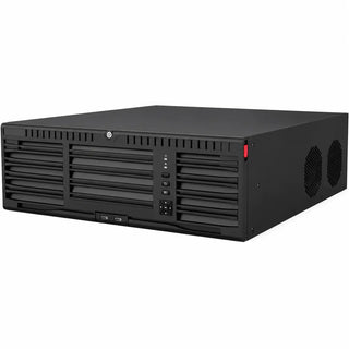 DS-96128NI-M16 128-channel NVR with 16-bay storage, RAID, and 8K output for large commercial surveillance systems