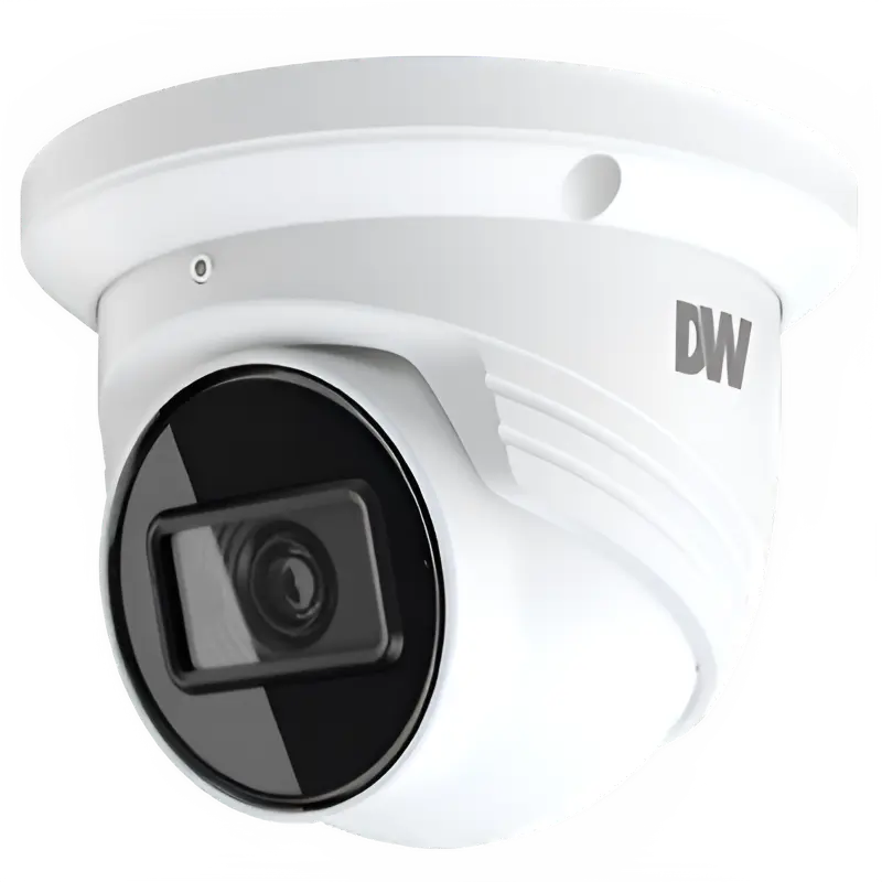DWC-VSTB04Bi 4MP turret IP camera with True WDR, Smart IR night vision, built-in analytics, audio recording