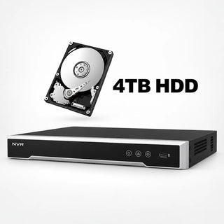 ERI-K216-P16 16-channel PoE NVR with preinstalled 4TB HDD and dual SATA storage for commercial surveillance systems