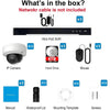 H-Series 16-Channel 4K PoE Security Camera System including 12 x 8MP Vandal-Proof Outdoor Dome Cameras and a 4TB Hard Drive, Hik-Compatible Hardware