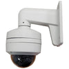 H-Series DS-1272ZJ-120 white aluminum wall mount bracket designed for Hik-Compatible dome IP cameras with a 120mm base layout