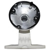 H-Series DS-1272ZJ-120 white aluminum wall mount bracket designed for Hik-Compatible dome IP cameras with a 120mm base layout