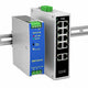 Industrial 8-Port Gigabit PoE+ Switch, 120W, Dual Uplinks