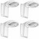 WM110 DS-1258ZJ Indoor Wall Mount Bracket for Dome Cameras, 4-Pack